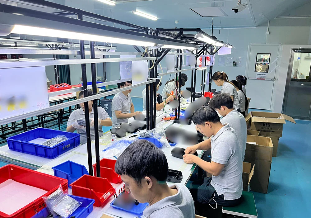 Product assembly line inside Agilian's Dongguan facility