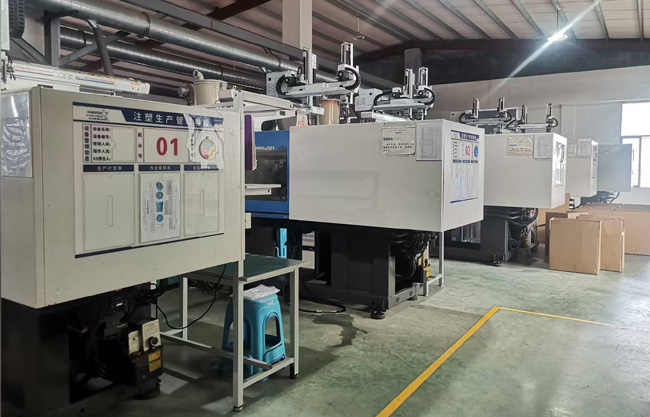 Injection molding machine at Fanstar's Chang'an plant