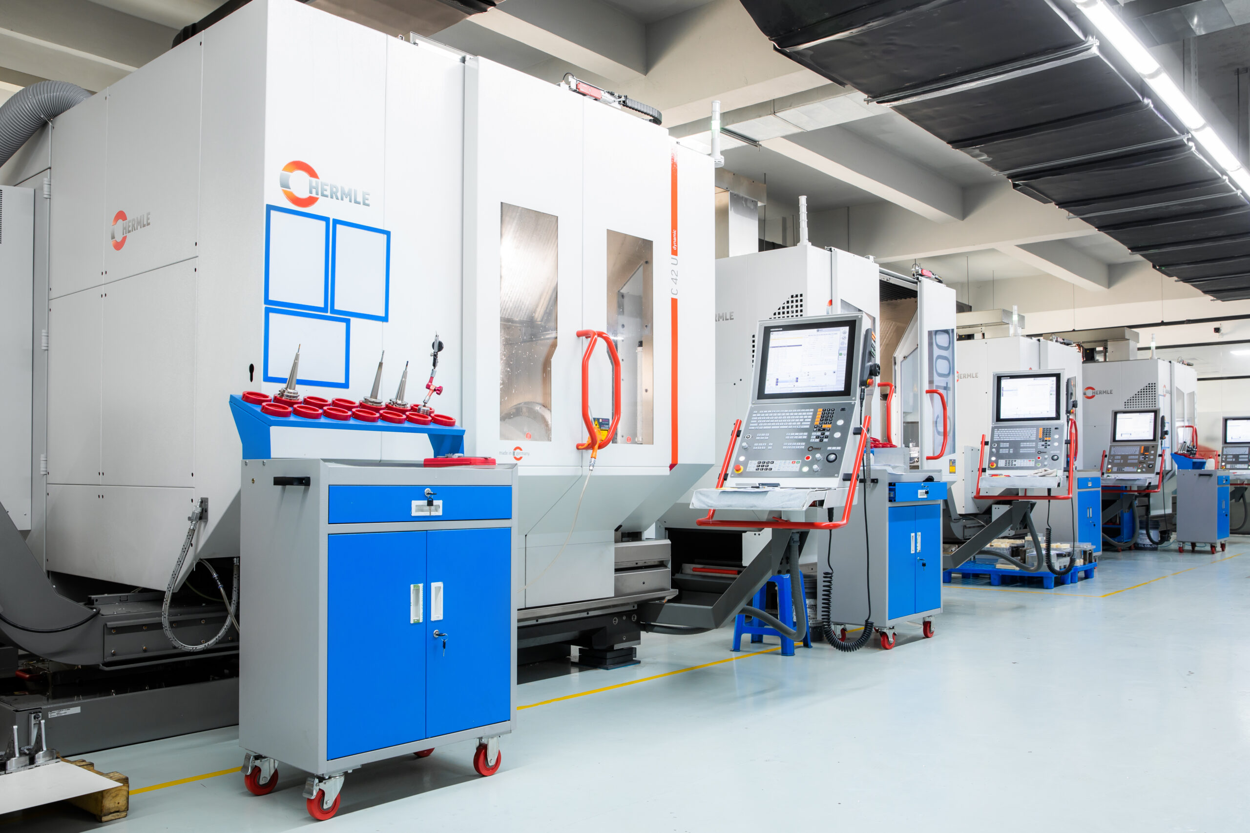CNC machining workshop shown on RapidDirect's About page