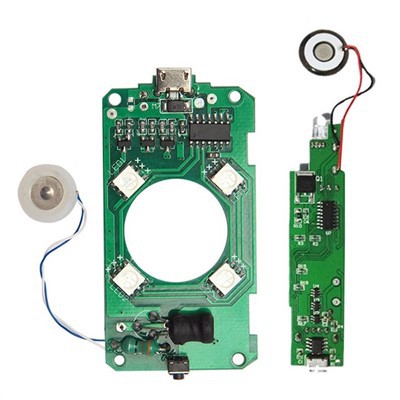 Assembled humidifier control boards with an ultrasonic atomizer disc