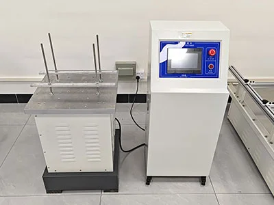 Vibration test table and controller in Sofeast's test lab