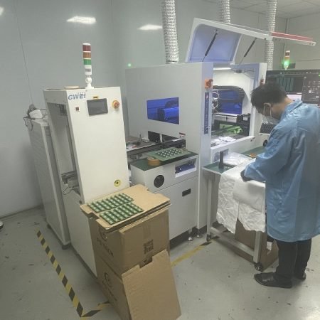 Conformal coating area at Tengxinjie Electronics