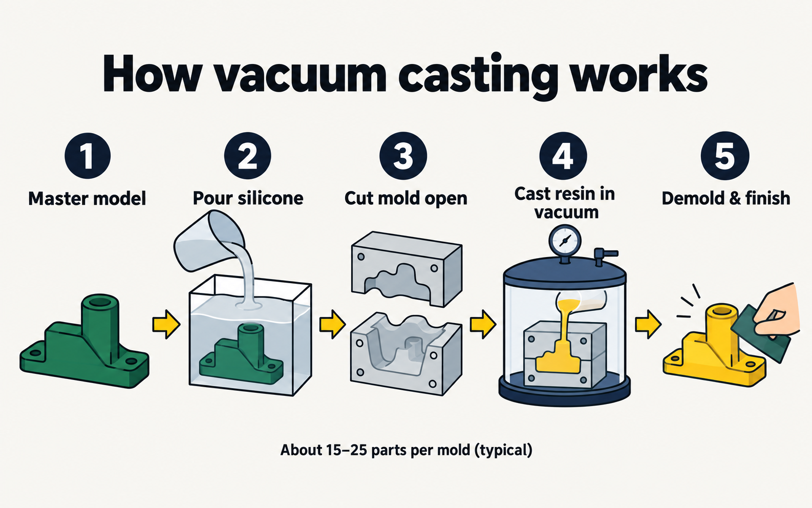 How vacuum casting works